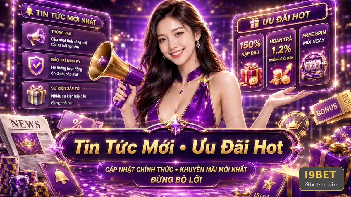 Khuyến Mãi I9BET: Đọc Chi Tiết Giao Diện Tin Mới, Ưu Đãi Và Điều Kiện Nhận Thưởng – Góc Kiểm Chứng Theo Tên Miền i9betvn.win Về Thời Hạn, Đối Tượng Áp Dụng Và Giới Hạn Nhận Thưởng